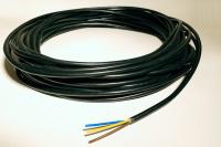 Cablu rotund PVC negru 3x0.75