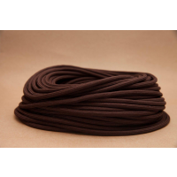 Cablu electric textil rotund 2x0.75 Maro Inchis