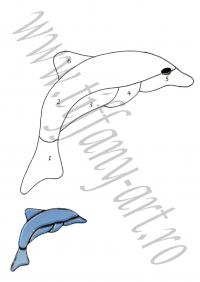 Delfin - Kit Vitraliu Tiffany