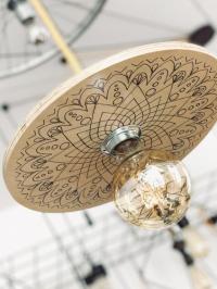 Pendul disc lemn