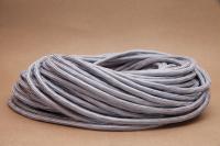 Cablu electric textil rotund 3x0.75 Argintiu
