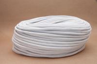 Cablu electric textil rotund 3x0.75 Alb