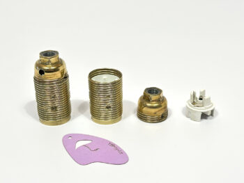 Fasung metalic ALAMA PATINATA filet lung E14