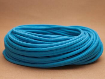 Cablu electric textil rotund 3x0.75 BLEU