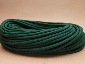 Cablu electric textil rotund 3x0.75 VERDE INCHIS