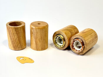 Fasung metalic Capac lemn