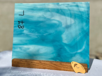 Blue Turqoise Mediu 87 L Sticla Opalescenta