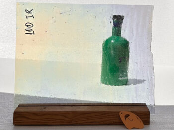 Clara Rolled Iridiscenta 100 IR Sticla Cathedral