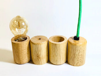 Pavilion cilindric Lemn