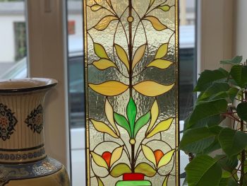 Vitraliu Ghiveci cu flori