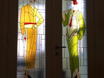 Vitraliu Siluete Retro