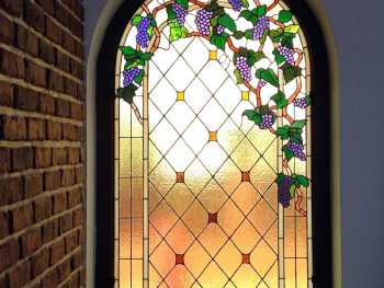 Vitraliu struguri casa scarii