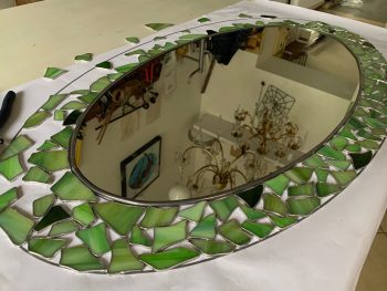 Oglinda Ovala Mozaic