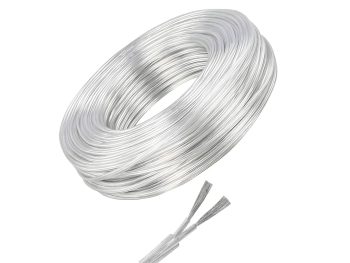 Cablu transparent silicon 2x0.75