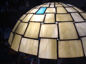 Tissue Tiffany Lamp
